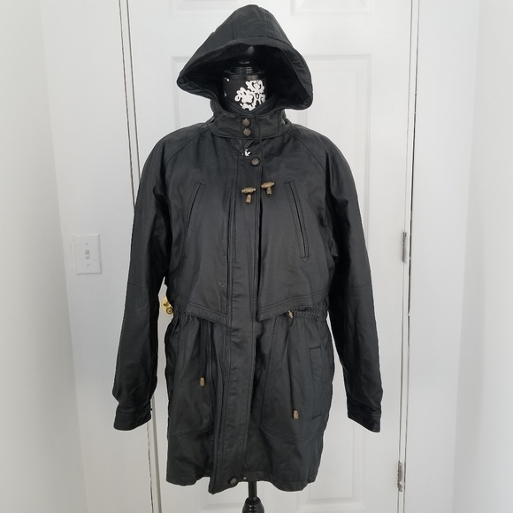 Genuine Leather Thick Winter Coat - Picture 2 of 11